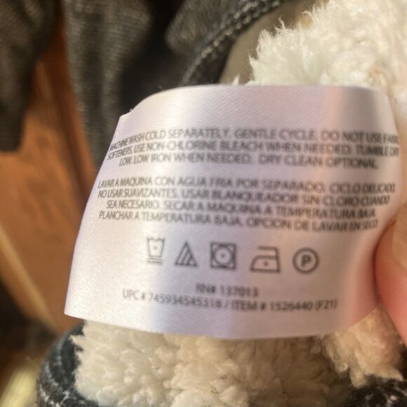 ORVIS Sherpa Lined Fleece 1/4 Zip Pullover Sweater Black & White Men's XL Tweed - Picture 11 of 13